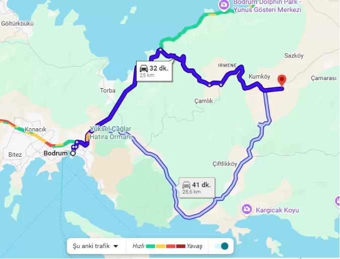 Bodrum Pınarlıbelen Mahallesi | 25 Dönüm Tarla