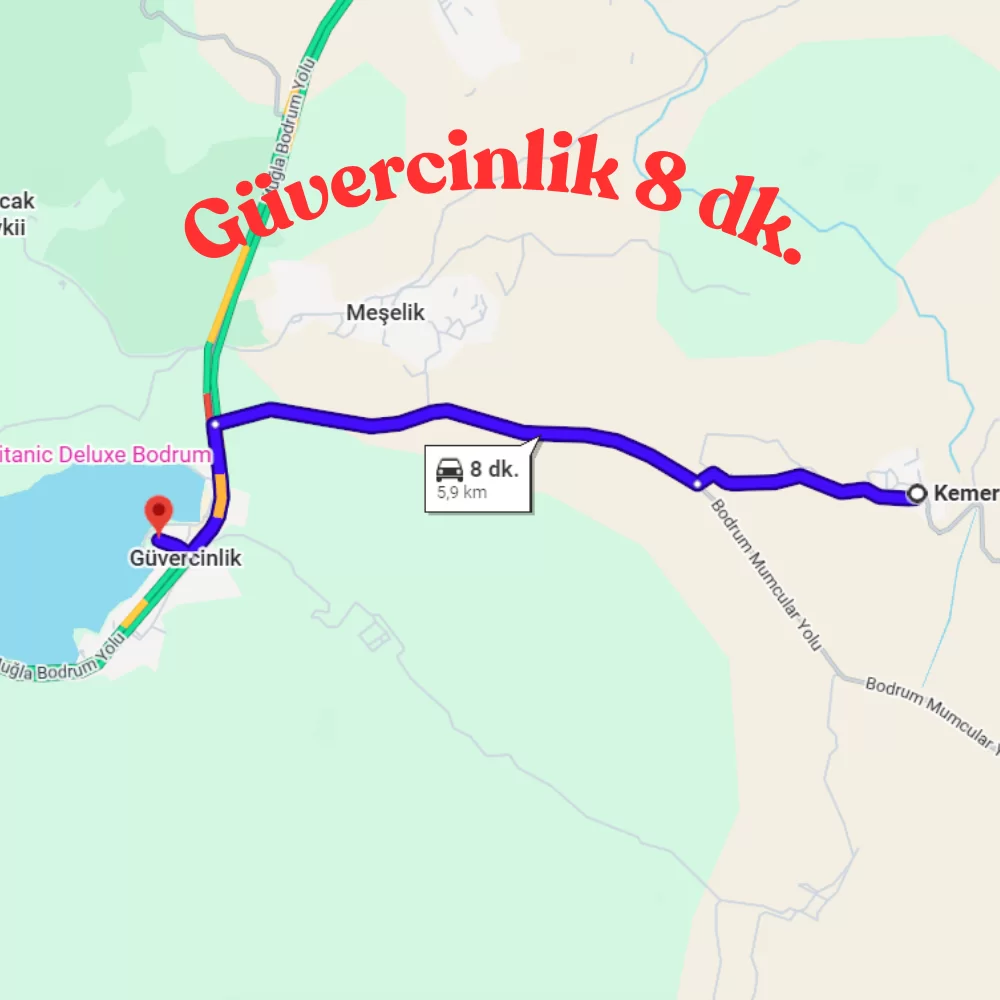 Bodrum Kemer’de Tek Tapu 35 Dönüm | 600 Verimli Zeytin Ağacı | Yıllık Gelir Potansiyelli Yatırım