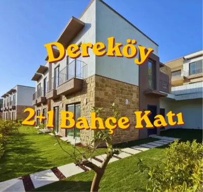 Dereköy’de Bahçeli Sıfır 2+1 Daire | Geniş Yaşam Alanı