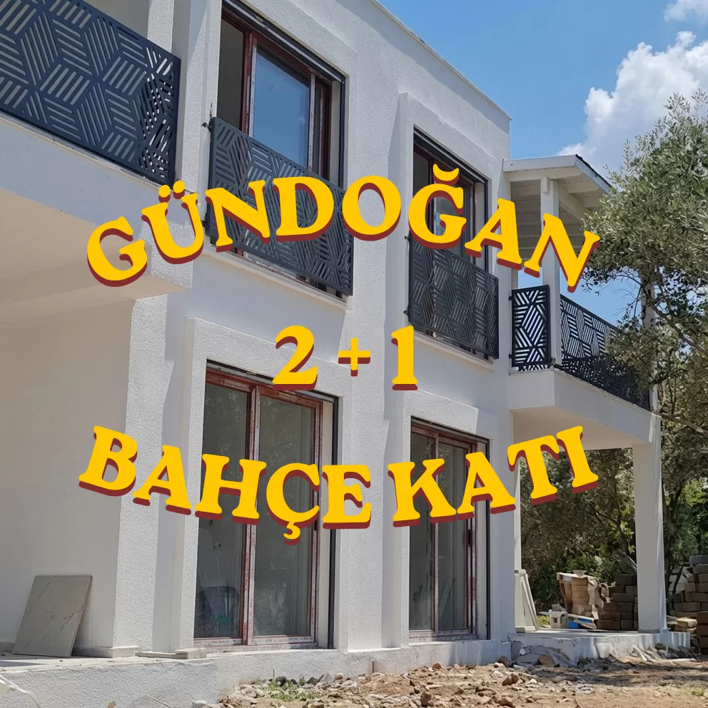 Gündoğan Merkez’de Satılık Sıfır 2+1 İskanlı Daireler
