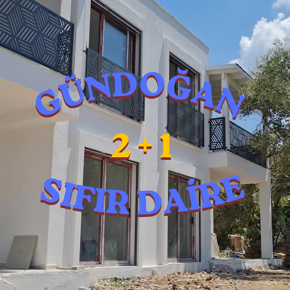Gündoğan Merkez’de Satılık Sıfır 2+1 İskanlı Daire