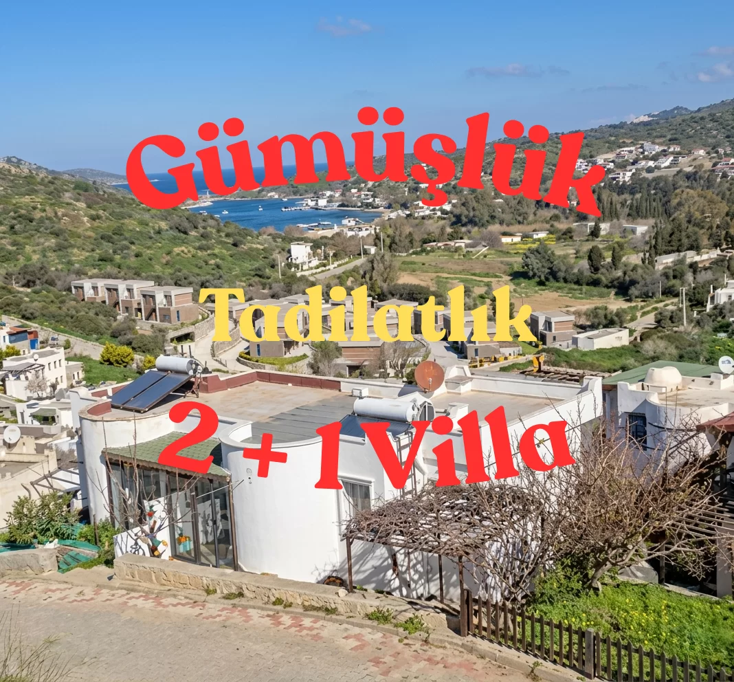 Gümüşlük’te Tadilatlık Bahçeli Dubleks Villa