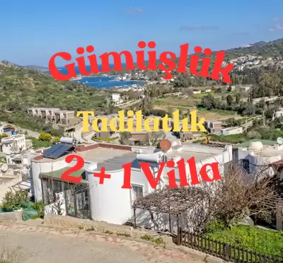 Gümüşlük’te Tadilatlık Bahçeli Dubleks Villa