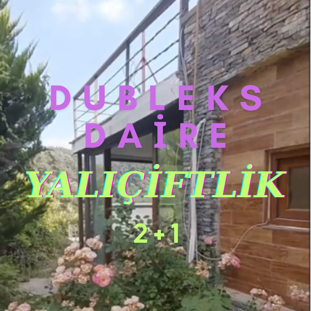 Yalıçiftlik'te Denize 6 Dakika | 2+1 Dubleks Bahçe Katı | 220 m² Arsa Paylı