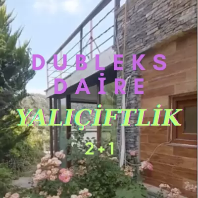 Yalıçiftlik'te Denize 6 Dakika | 2+1 Dubleks Bahçe Katı | 220 m² Arsa Paylı