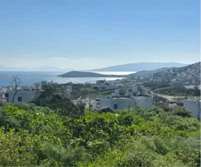 Bodrum Yahşi | Deniz Manzaralı Arsa | 3.500 m² + 3.200 m² Bonus Tarla | İnşaata Hazır