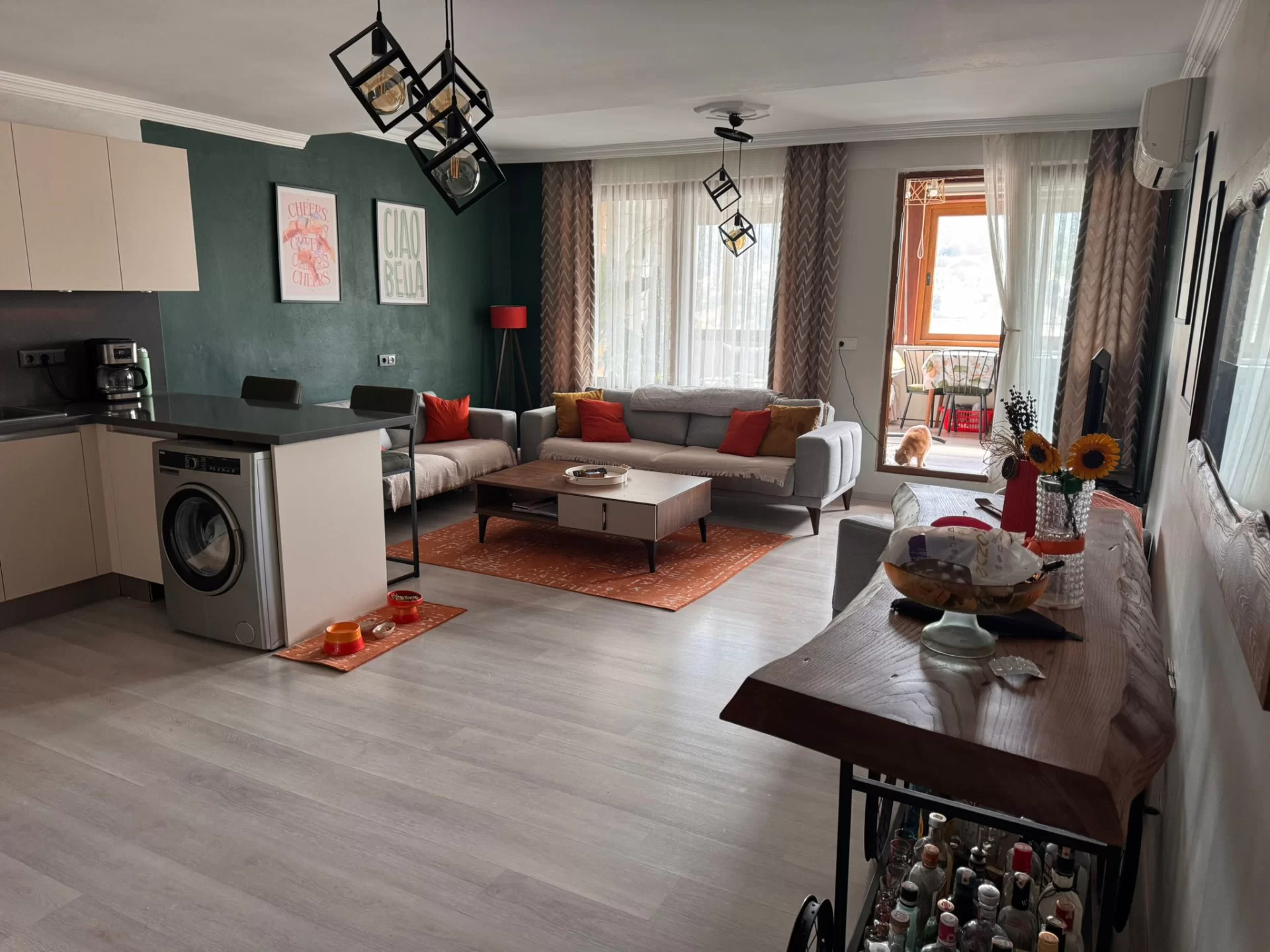 Yokuşbaşı'nda Eşyalı, Manzaralı, Bakımlı 2+1 Üst Kat Daire