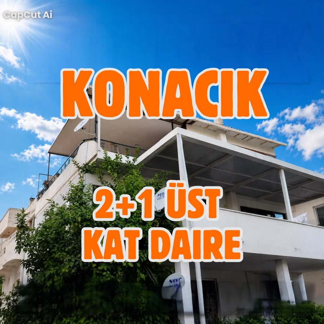 KONACIK’TA 75 M² NET | GENİŞ BALKONLU | DOĞA MANZARALI | ÜST KAT DAİRE