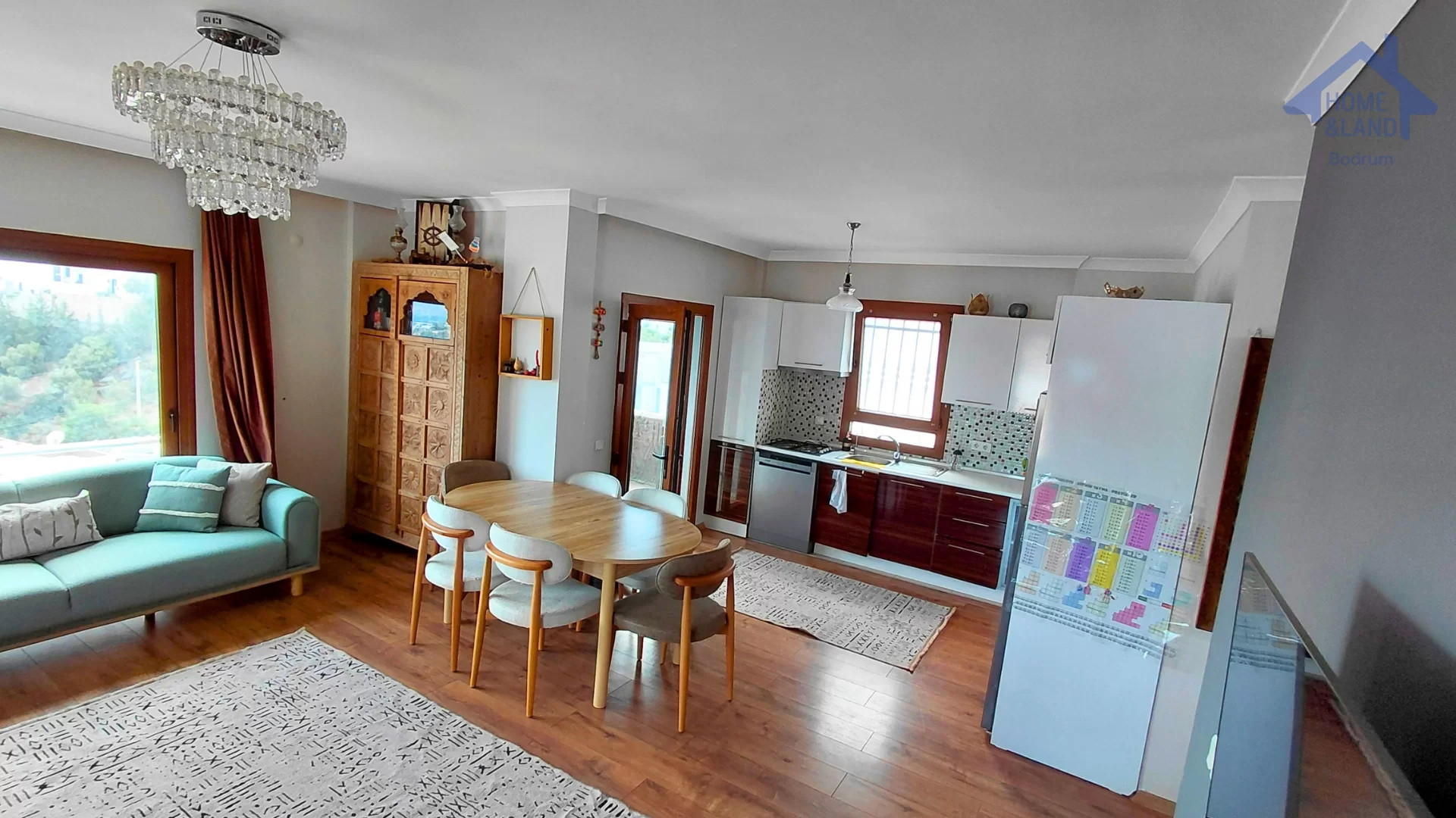 KONACIK'TA FULL DENİZ MANZARALI, MERKEZİ KONUMDA SATILIK 3+1 DAİRE